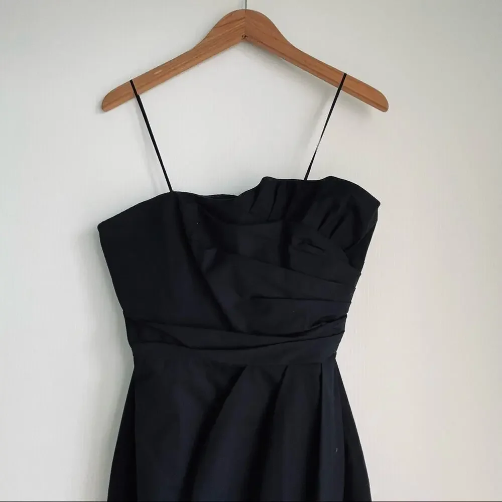 J. Crew black strapless dress mini dress size 10